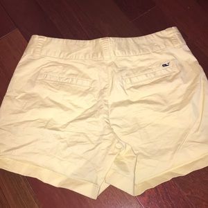 vineyard vines yellow chino shorts